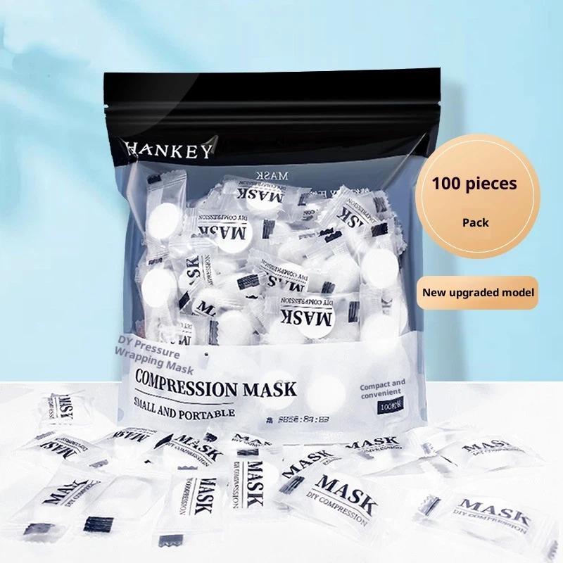 100 قطعة من أقنعة الوجه المضغو - مراجعة Face Mask Skincare وسعره